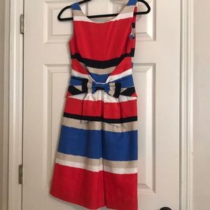 Kate Spade Striped Bow Dress
